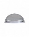 Anya Dome 35cm Metal Lampshade, Chrome