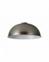Anya Dome 35cm Metal Lampshade, Brushed Nickel