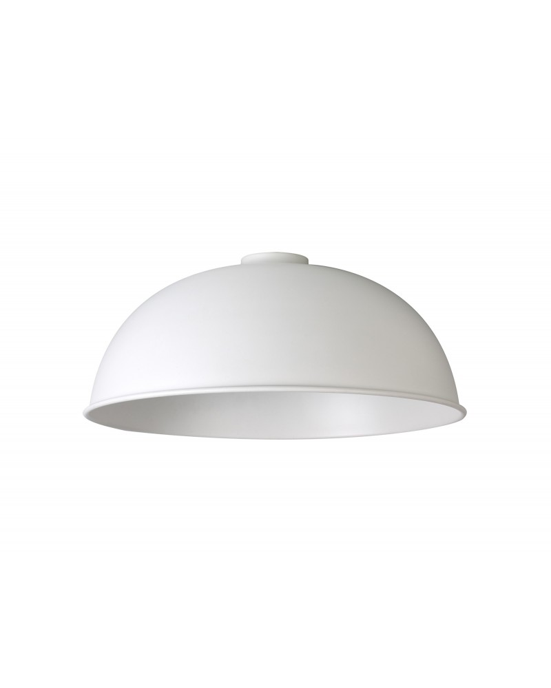 Anya Dome 35cm Metal Lampshade, White Anya Dome 35cm Metal Lampshade, White