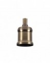 Anya Metal Lampholder Kit, Antique Brass, E27 (Max 60W) c/w Cable Clamp, NOT Suitable For Shades & Cages