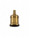 Anya Metal Lampholder Kit, Gilt Bronze, E27 (Max 60W) c/w Cable Clamp, NOT Suitable For Shades & Cages
