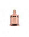 Anya Metal Lampholder Kit, Rose Gold, E27 (Max 60W) c/w Cable Clamp, NOT Suitable For Shades & Cages