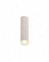 Megan 1 Light 20cm Surface Mounted Ceiling GU10, Sand White/Acrylic Ring