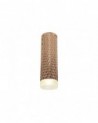 Megan 1 Light 20cm Surface Mounted Ceiling GU10, Rose Gold/Acrylic Ring