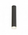 Megan 1 Light 30cm Surface Mounted Ceiling GU10, Sand Black/Acrylic Ring