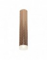 Megan 1 Light 30cm Surface Mounted Ceiling GU10, Rose Gold/Acrylic Ring