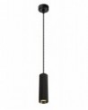 Megan 1 Light 20cm Pendant Light GU10, Sand Black