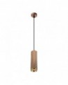 Megan 1 Light 20cm Pendant Light GU10, Rose Gold
