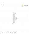 Durban Wall Lamp, 10W LED, 3000K, 780lm, White