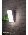 Solden Vertical Wall Lamp, 9W LED, 3000K, 762lm, IP65, White
