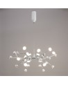 Adn 36 Light Pendant, Round 74cm, 100W LED, 3000K, 5500lm, White