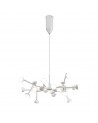Adn 24 Light Pendant, Round 65.8cm, 72W LED, 3000K, 3960lm, White