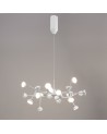 Adn 24 Light Pendant, Round 65.8cm, 72W LED, 3000K, 3960lm, White