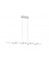 Adn 12 Light Linear Pendant 100cm, 36W LED, 3000K, 1980lm, White