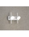 Adn 2 Light Wall Lamp, 6W LED, 3000K, 330lm, White