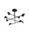 Capuccina 8 Light Fixed Pendant, 61.5W LED, 3000K, 4000lm, Black