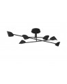 Capuccina Large 6 Light Semi Flush, 45W LED, 3000K, 3100lm, Black