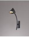 Capuccina 1 Light Wall Lamp, 7W LED, 3000K, 630lm, Black