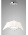 Maui Pendant 5W+19W LED 3000K, 2520lm, Gloss White / Polished Chrome