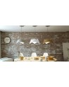 Maui Pendant 5W+19W LED 3000K, 2520lm, Gloss White / Polished Chrome