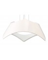 Maui Pendant 5W+19W LED 3000K, 2520lm, Gloss White / Polished Chrome