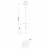 Buy Mantra Iluminacion Jarras Pendant Lamp Lamp 30cm Round, 1 x E27 6194 6193 6195
