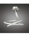 Nur Semi Ceiling 50W LED 3000K, 4000lm, Silver/Frosted Acrylic/Polished Chrome