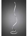 Mantra Nur Floor Lamp 20W LED 3000K, 1800lm, Dimmable, Silver/Frosted Acrylic/Polished Chrome