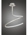 Mantra Nur Semi Ceiling 30W LED 3000K, 2400lm, Dimmable Silver/Frosted Acrylic/Polished Chrome