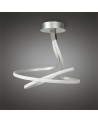 Mantra Nur Semi Ceiling 50W LED 3000K, 4000lm, Dimmable Silver/Frosted Acrylic/Polished Chrome