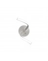Mantra Nur Wall Lamp 10W LED 3000K, 850lm, Dimmable Silver/Frosted Acrylic/Polished Chrome