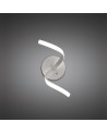 Mantra Nur Wall Lamp 10W LED 3000K, 850lm, Dimmable Silver/Frosted Acrylic/Polished Chrome