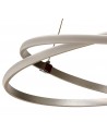 Mantra Infinity Pendant 42W LED 3000K, 3400lm, Silver/Polished Chrome/White Acrylic