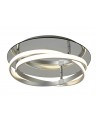 Mantra Infinity Flush 30W LED 3000K, 2500lm, Silver/Polished Chrome/White Acrylic