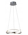 Mantra Infinity Pendant 30W LED 3000K, 2500lm, Silver/Polished Chrome/White Acrylic