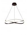 Mantra Infinity Pendant 60W LED 2800K, 4500lm, Brown Oxide/White Acrylic