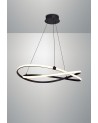 Mantra Infinity Pendant 60W LED 2800K, 4500lm, Brown Oxide/White Acrylic