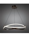 Mantra Infinity Pendant 42W LED 2800K, 3400lm, Brown Oxide/White Acrylic