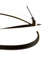 Mantra Infinity Pendant 42W LED 2800K, 3400lm, Brown Oxide/White Acrylic