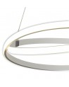 Mantra Infinity Blanco Pendant 60W LED 2800K, 4500lm, Dimmable White/White Acrylic