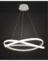 Mantra Infinity Blanco Pendant 42W LED 2800K, 3400lm, Dimmable White/White Acrylic