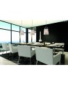 Mantra Nordica Pendant With Black Shade 1 Light E27, Matt Black/Beech With Black Shade