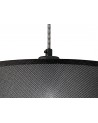 Mantra Nordica Linear Pendant With Black Shade 2 Light E27, Matt Black/Beech With Black Shades