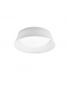 Mantra Nordica Ceiling, 2 Light E27 Max 20W, 32cm, White Acrylic With Ivory White Shade