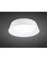 Mantra Nordica Ceiling, 3 Light E27 Max 20W, 45cm, White Acrylic With Ivory White Shade
