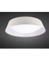 Mantra Nordica Ceiling, 9 Light E27 Max 20W, 90cm, White Acrylic With Ivory White Shade