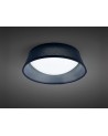 Mantra Nordica Ceiling, 2 Light E27 Max 20W, 32cm, White Acrylic With Black Shade