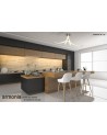 Mantra Armonia Semi Ceiling Vertical, 40W LED, 3000K, 3000lm, Titanium/Frosted Acrylic