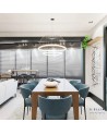 Mantra Celeste Pendant 61cm Round, 30W LED, 3000K, 2100lm, White