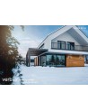 Verbier Vertical Wall Lamp, 2 x E27, IP65, Dark Grey